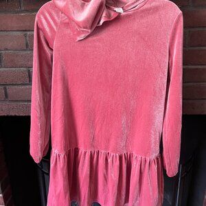 SHEIN velvet hoodie dress